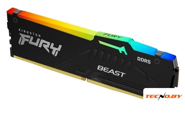 Оперативная память Kingston FURY Beast RGB 2x16ГБ DDR5 6400МГц KF564C32BBAK2-32 - Изображение №2 — Интернет-Магазин TECNO.BY