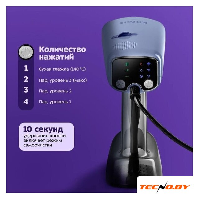 Отпариватель Kitfort KT-9375 - Изображение №5 — Интернет-Магазин TECNO.BY