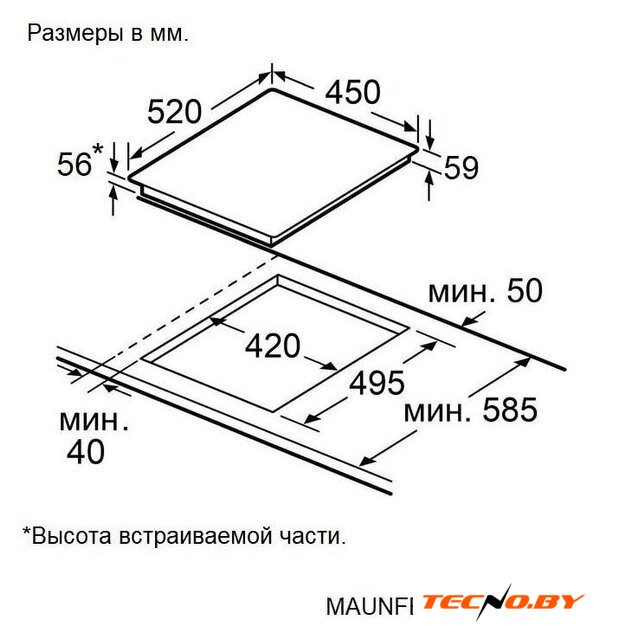 Варочная панель MAUNFELD AVI4536SBK - Изображение №9 — Интернет-Магазин TECNO.BY