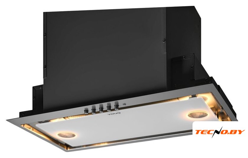 Кухонная вытяжка YOUQ Nami 1150 P 53 WH/IX (белый) - Изображение №2 — Интернет-Магазин TECNO.BY
