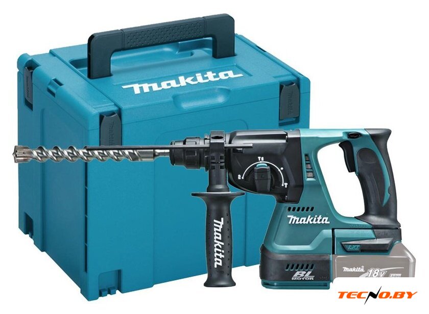 Перфоратор Makita DHR242ZJ (без АКБ, кейс) - Изображение №1 — Интернет-Магазин TECNO.BY