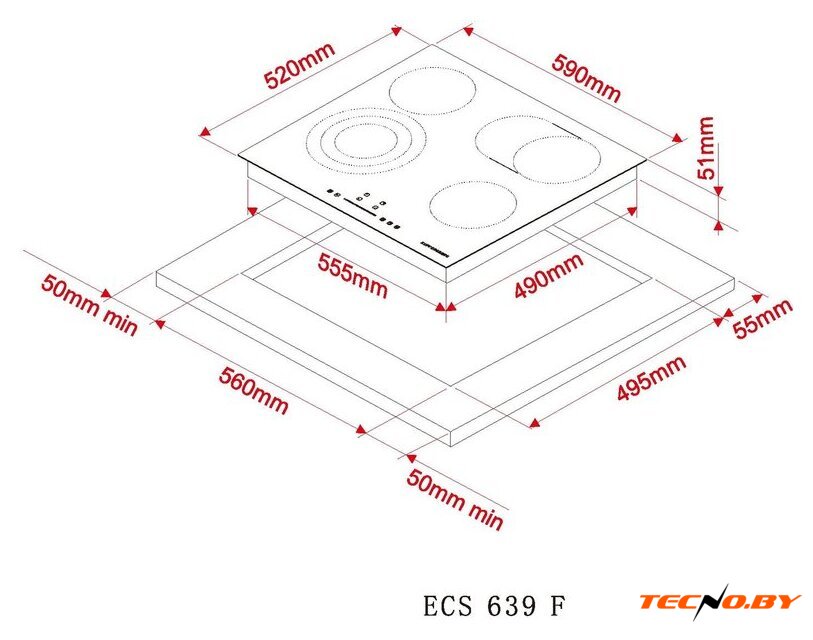 Варочная панель KUPPERSBERG ECS 639 F - Изображение №7 — Интернет-Магазин TECNO.BY