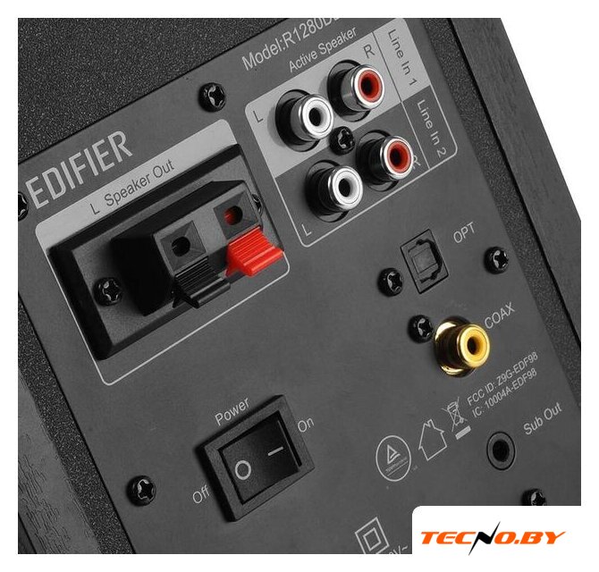 Акустика Edifier R1280DBs (черный) - Изображение №3 — Интернет-Магазин TECNO.BY