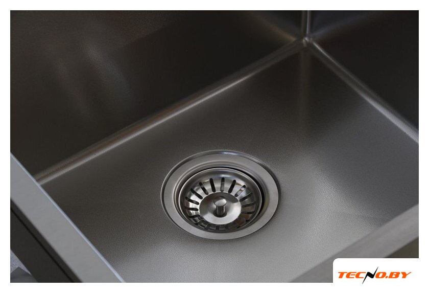 Кухонная мойка Blantek LS-5848STB Stone texture black - Изображение №2 — Интернет-Магазин TECNO.BY