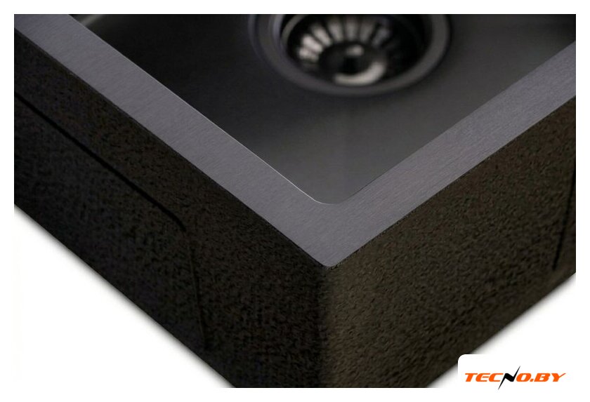 Кухонная мойка Blantek LS-5848STB Stone texture black - Изображение №3 — Интернет-Магазин TECNO.BY