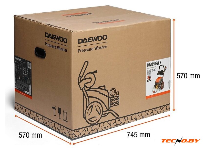 Мойка высокого давления Daewoo Power DAW 990SW-3 - Изображение №9 — Интернет-Магазин TECNO.BY