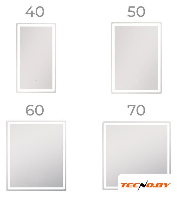  Vigo Зеркало Geometry Classic 500 - Изображение №8 — Интернет-Магазин TECNO.BY