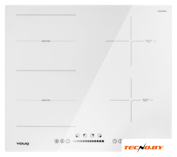 Варочная панель YOUQ YQHI 60.941F619 Inverter WH - Изображение №1 — Интернет-Магазин TECNO.BY