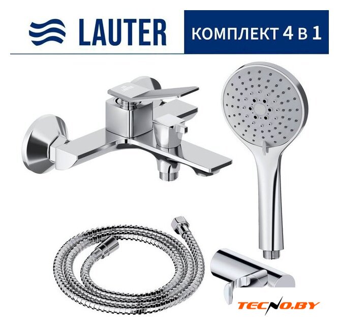 Смеситель Lauter Allure 21CK6618C с лейкой Relexa Daisy 21S10167 - Изображение №1 — Интернет-Магазин TECNO.BY