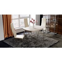 Трия Кредо (хром/кожзам бежевый ваниль 890) Image #3