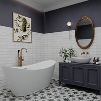 Wellsee Carefree Dove 168x73 23290101R (отдельностоящая ванна белый глянец, экран, ножки, сифон-автомат хром) Image #8