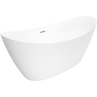 Wellsee Carefree Dove 168x73 23290101R (отдельностоящая ванна белый глянец, экран, ножки, сифон-автомат хром) Image #2