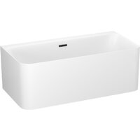 Wellsee Clermont 170x75 28260203R (пристенная ванна белый глянец, экран, ножки, сифон-автомат матовый черный) Image #2