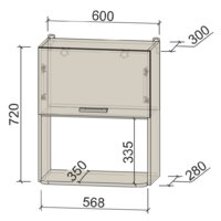 Интерлиния Компо ВШ60-720-1дг МП (вудлайн кремовый) Image #2