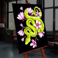 Молли Питон в цветочном эдеме 40x50 FHR0615 Image #2