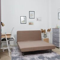 DiArt Элли 140 (велюр, бежевый Велютто люкс 22 /бук) Image #16