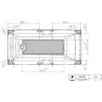 Ванна Triton Алекса 150x75 (с ножками) - Превью изображения №6 — Интернет-Магазин TECNO.BY
