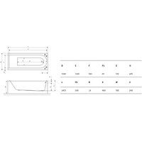 Excellent Aurum Slim 170x70 (без ножек) Image #6