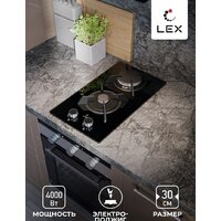 Варочная панель LEX GVG 323A BBL - Превью изображения №2 — Интернет-Магазин TECNO.BY