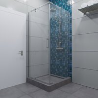 Triton Терра 90x90 (хром, без поддона) Image #4