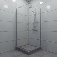 Triton Терра 90x90 (хром, без поддона) Image #6