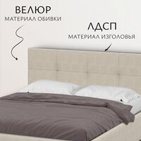Mio Tesoro Империал 160x200 с ортопедическим основанием (бежевый) Image #3