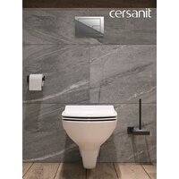 Унитаз подвесной Cersanit Carina New Clean On с инстал. Link Pro (с кнопкой Corner 64108 хром глянцевый) - Превью изображения №16 — Интернет-Магазин TECNO.BY