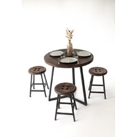 Stal-Massiv Button-47 (дуб мореный/черный) Image #14