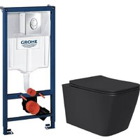 Lauter Magdeburg 21103EC + GROHE Rapid SL 38721001 (черный матовый)