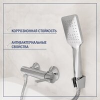 Смеситель Lauter Velvet 21СК9696С с лейкой Living Fleur 21S00126 - Превью изображения №5 — Интернет-Магазин TECNO.BY