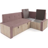 Мебель-АРС Таллин 211x83x141 (велюр пудра НВ-178 18) Image #5