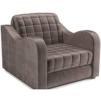 Мебель-АРС Барон №4 (бархат, серо-шоколадный Star Velvet 60 Coffee)