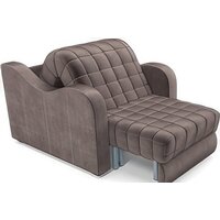 Мебель-АРС Барон №4 (бархат, серо-шоколадный Star Velvet 60 Coffee) Image #5