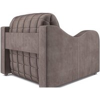 Мебель-АРС Барон №4 (бархат, серо-шоколадный Star Velvet 60 Coffee) Image #4