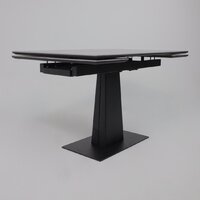 Lepremo AV 2119 МДФ+керамика раздвижной 1200-1800x800 (серый матовый Larka Grey/черный) Image #4