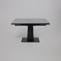 Lepremo AV 2119 МДФ+керамика раздвижной 1200-1800x800 (серый матовый Larka Grey/черный) Image #5