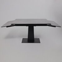 Lepremo AV 2119 МДФ+керамика раздвижной 1200-1800x800 (серый матовый Larka Grey/черный) Image #6