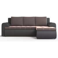 Stolline Ванкувер 07 правый (экокожа черная/велюр коричневый) Image #2