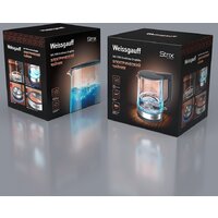 Электрический чайник Weissgauff WK 1700 EcoGlass Graphite - Превью изображения №6 — Интернет-Магазин TECNO.BY