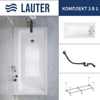 Lauter Seraphina 170x80 2112170R (с каркасом и сифоном 21Y32002 белый)