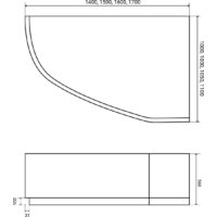 Lauter Valencia 160x105 2102160R (с каркасом и сифоном 21Y11021 матовый черный) Image #17