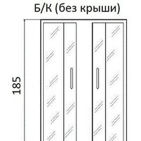 Душевой уголок River Morava XL 100/80/24 МТ (без поддона) - Превью изображения №3 — Интернет-Магазин TECNO.BY