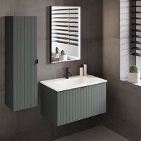 Lauter Шкаф-полупенал Навесной Melisa (серо-зеленый п/мат) Image #3