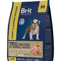 Brit Premium Dog Puppy and Junior Medium курица 8 кг