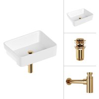 Lauter 21675 + клапан 21190G + сифон 21635G (золото) Image #1