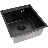 ARFEKA Eco AR мойка 450*500, коландер, дозатор Black Image #4