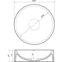 Умывальник Lauter Laguna 21L404NG (Night Glow) - Превью изображения №10 — Интернет-Магазин TECNO.BY
