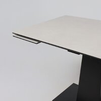 Lepremo AV 2119 МДФ+керамика раздвижной 1200-1800x800 (серый матовый Carmen Light Grey/черный) Image #12