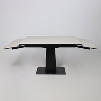 Lepremo AV 2119 МДФ+керамика раздвижной 1200-1800x800 (серый матовый Carmen Light Grey/черный) Image #6