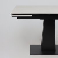 Lepremo AV 2119 МДФ+керамика раздвижной 1200-1800x800 (серый матовый Carmen Light Grey/черный) Image #10